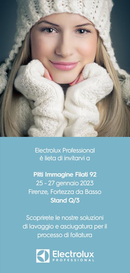 Invito Electrolux Professional Pitti Immagine Filati 92 Invito Electrolux Professional Pitti Immagine Filati 92